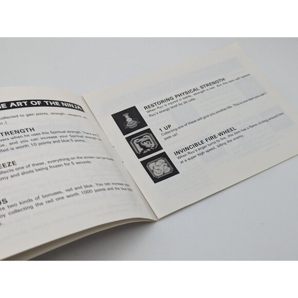 Ninja Gaiden (Nintendo NES, 1988) Booklet Manual ONLY Authentic - Picture 5 of 6